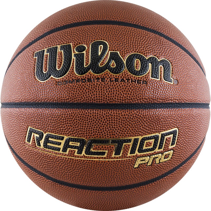 фото Баскетбольный мяч wilson reaction pro wtb10137xb07, р.7, синт. кожа