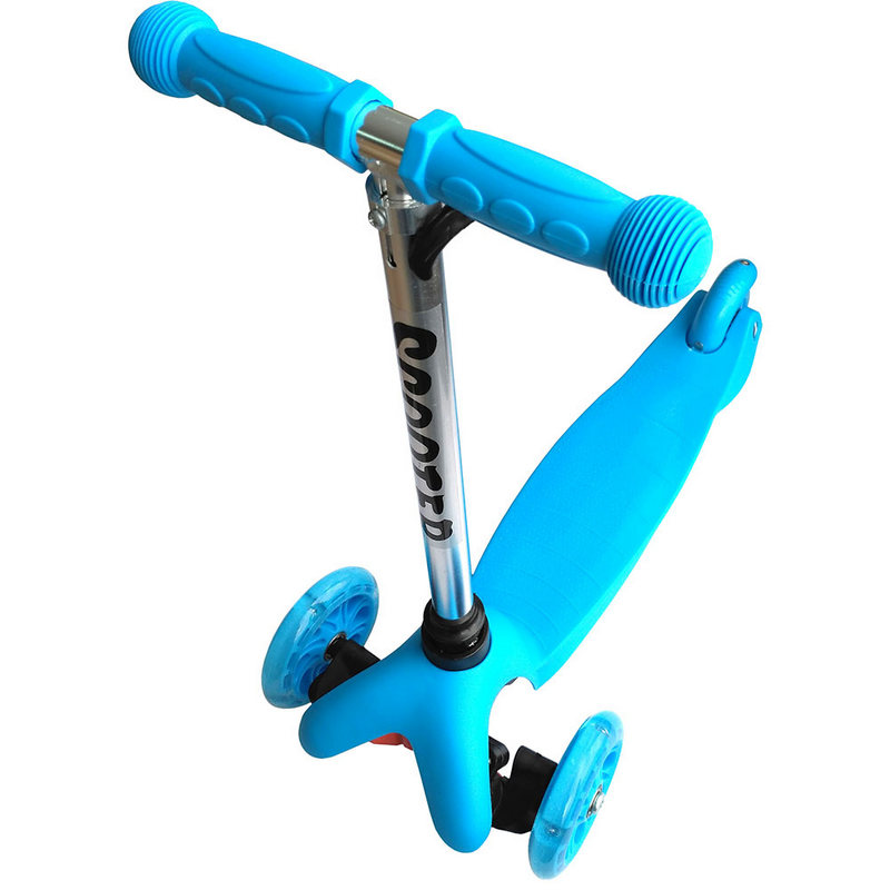 фото Самокат 3-х колесный scooter mini (синий) f11803/034
