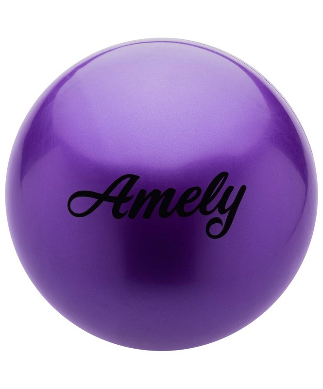 фото Мяч для художественной гимнастики amely d19см agb-101 фиолетовый
