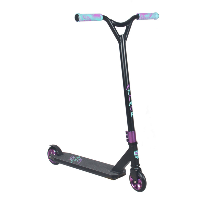 фото Самокат трюковый rgx attack black/violet
