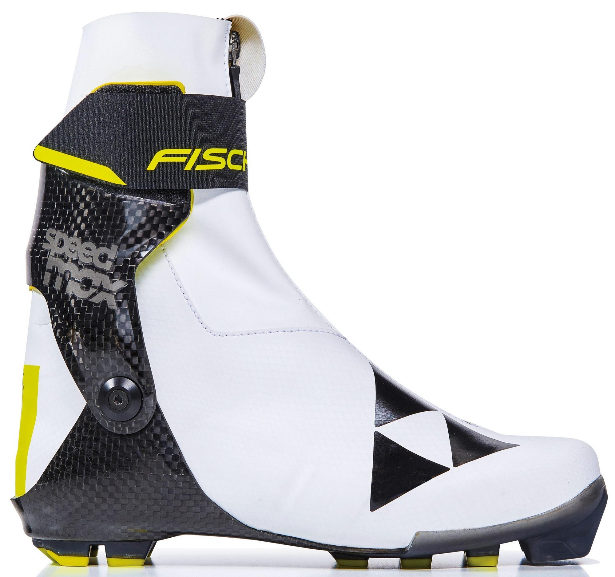 фото Лыжные ботинки fischer nnn speedmax skate ws s01219 белый\черный\желтый