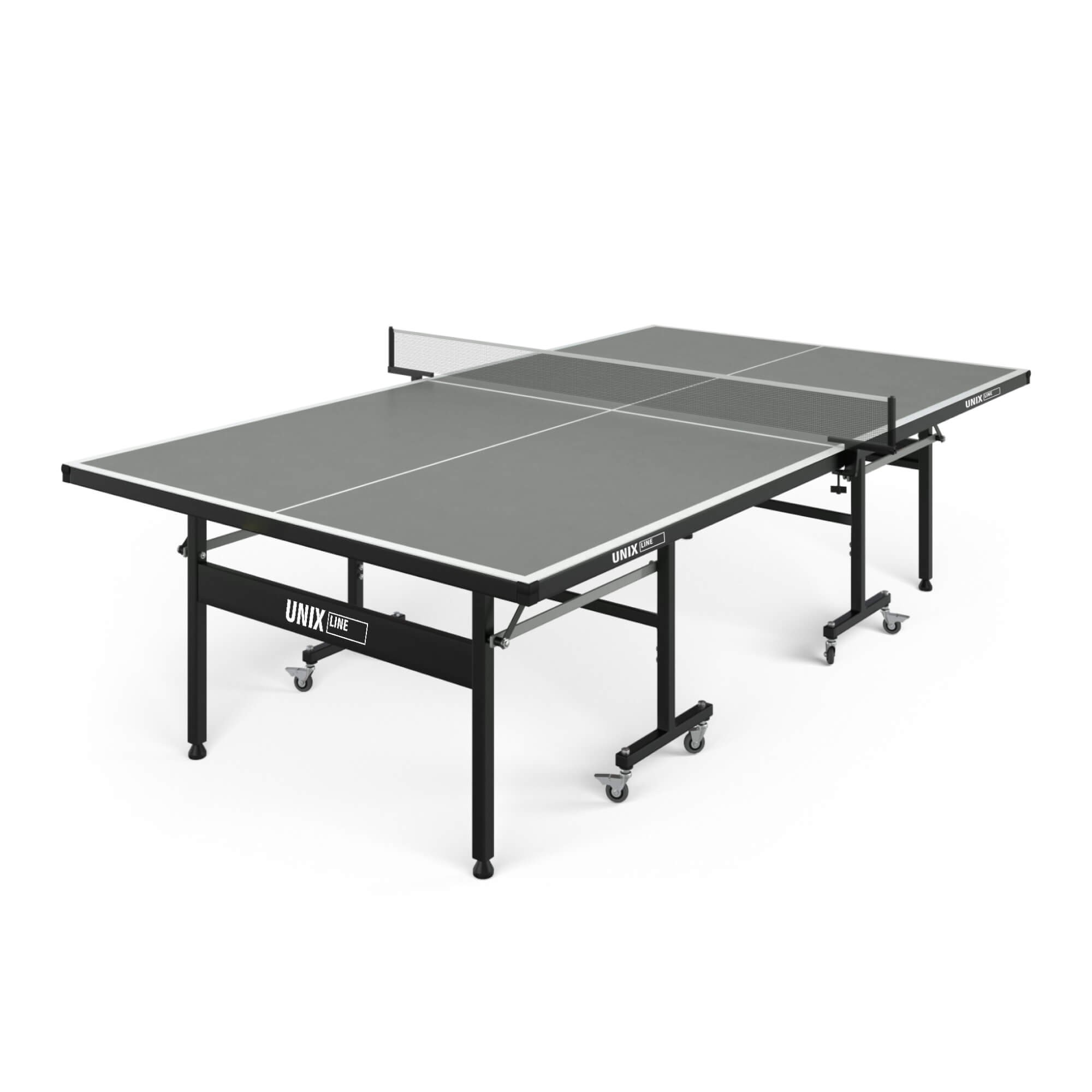 фото Всепогодный теннисный стол unix line outdoor 6mm tts6outgry grey
