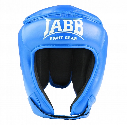 Шлем боксерски (иск.кожа) Jabb JE-2093(P) синий 500_491