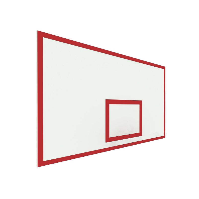 фото Щит баскетбольный игровой 180х105 фанера без рамы (разметка красная) dinamika zso-002096