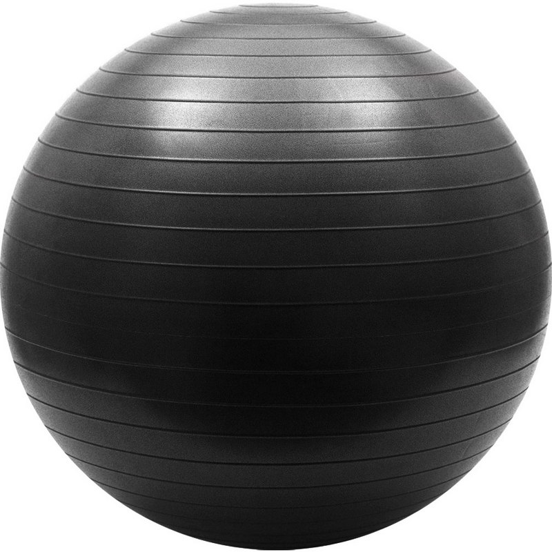 фото Мяч гимнастический anti-burst 45 см fba-45-8, черный nobrand