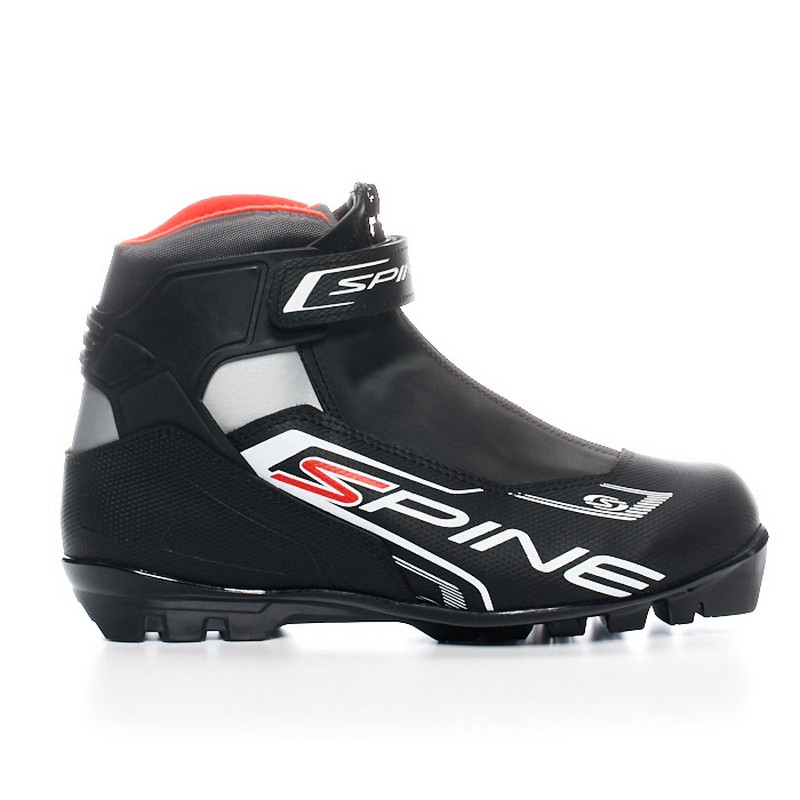 фото Лыжные ботинки sns spine x-rider 454/295 черно/серый