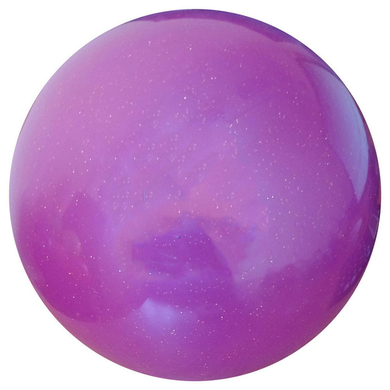 фото Мяч для художественной гимнастики t07574, фиолетовый с блестками nobrand
