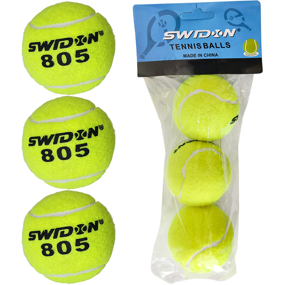 Мячи для большого тенниса Swidon 805 3 штуки (в пакете) E29375 1000_1000