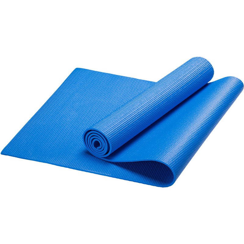 фото Коврик для йоги pvc, 173x61x0,3 см hkem112-03-blue синий nobrand
