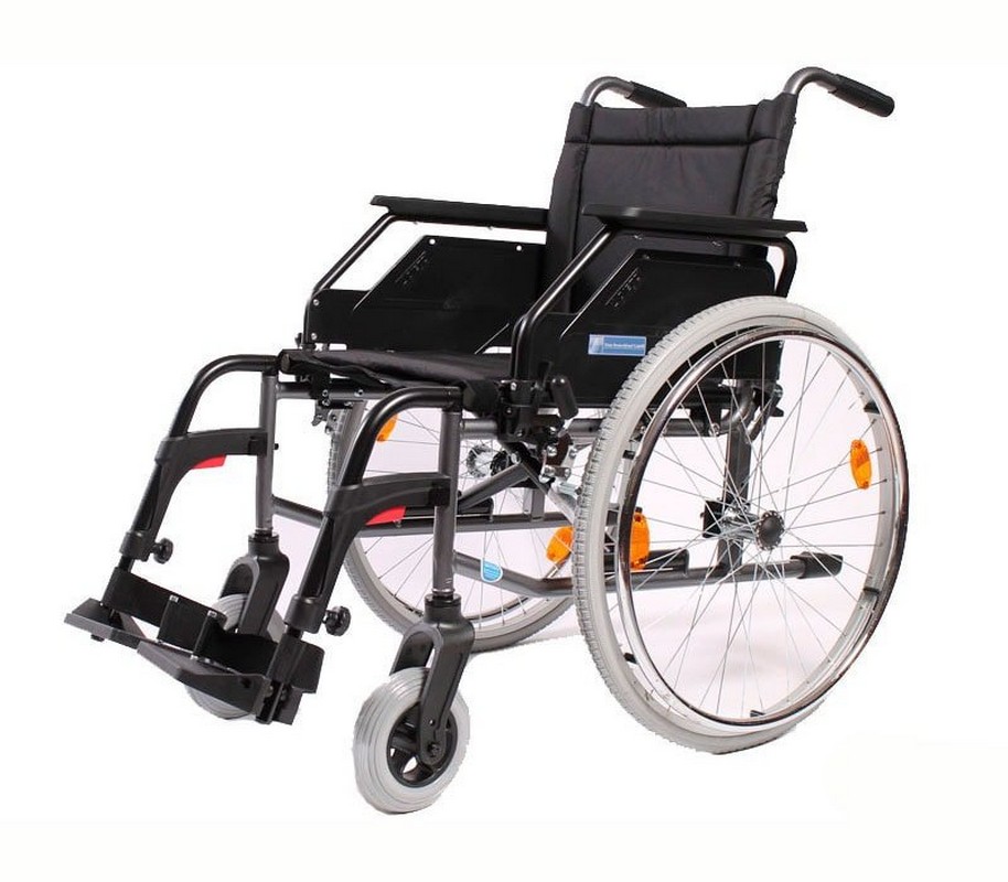 фото Кресло-коляска инвалидная titan deutsch gmbh caneo b с принадлежностями (39-48см, pu литые) ly-250-1111 titan deutschland gmbh