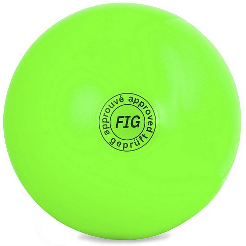 фото Мяч для художественной гимнастики d15см gc 01 зелёный nobrand