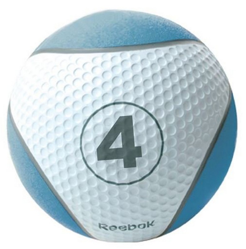 фото Медицинский мяч 4 кг reebok re-21124 синий