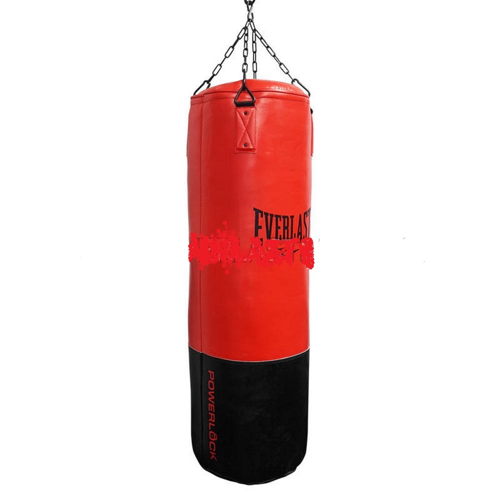 фото Мешок powerlock pro (123*38см, 45кг) красн. с цепью everlast p00003060