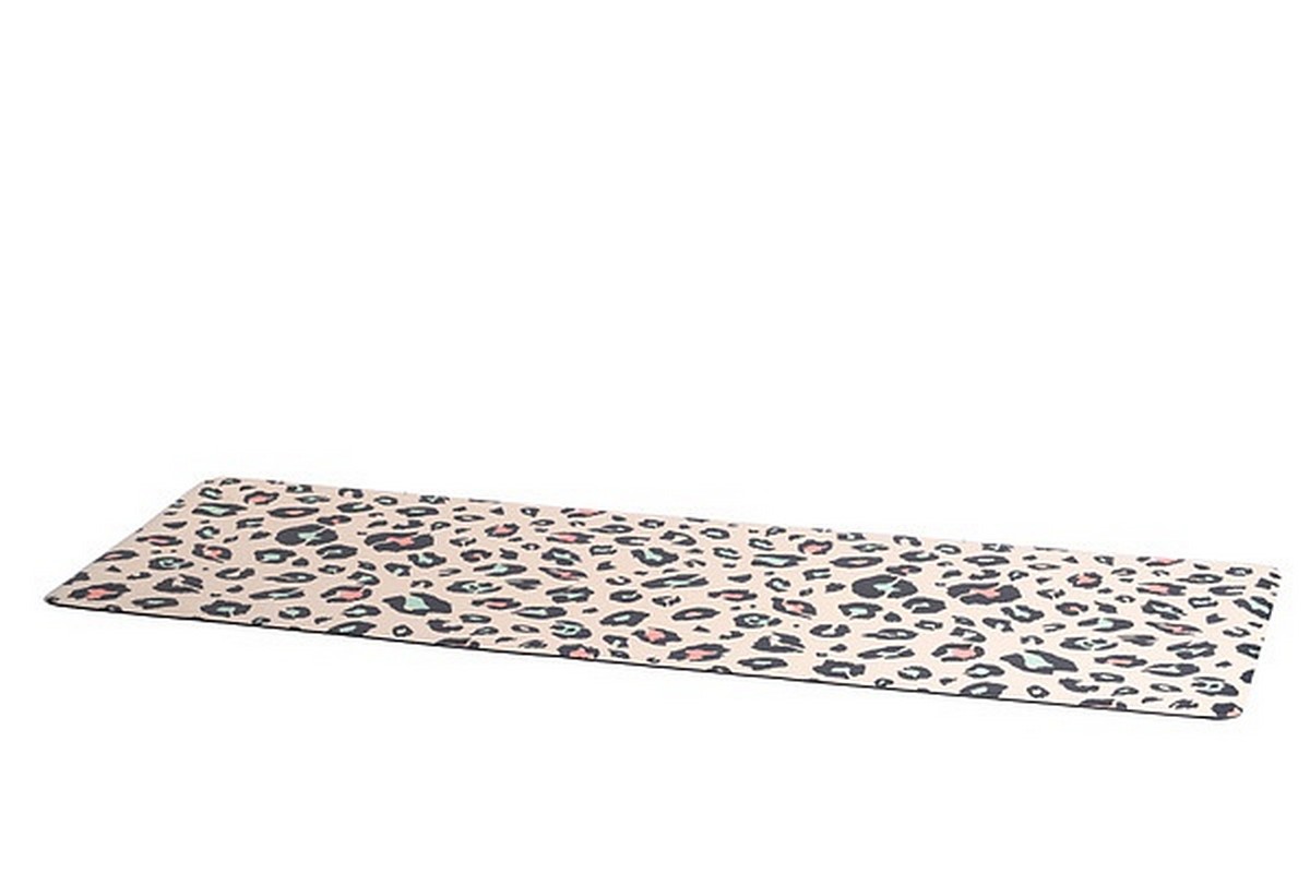 фото Коврик для йоги 185x68x0,4 см inex yoga pu mat полиуретан с принтом pumat-leo37 леопард