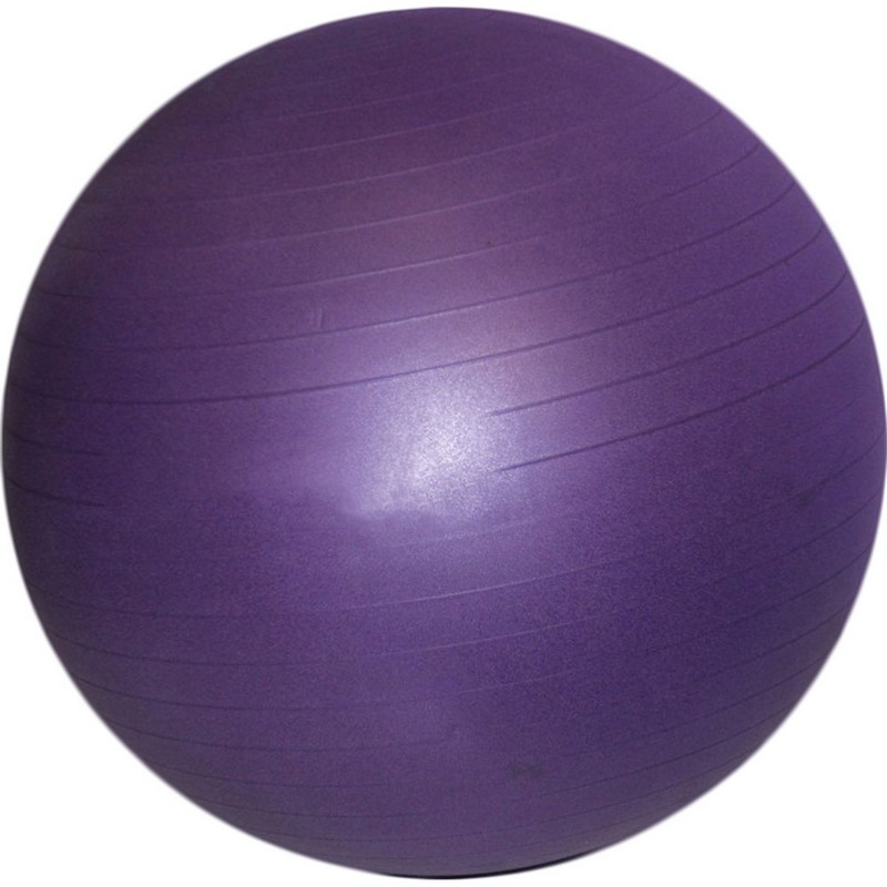 фото Гимнастический мяч gym ball anti-burst d26126 55см фиолетовый nobrand