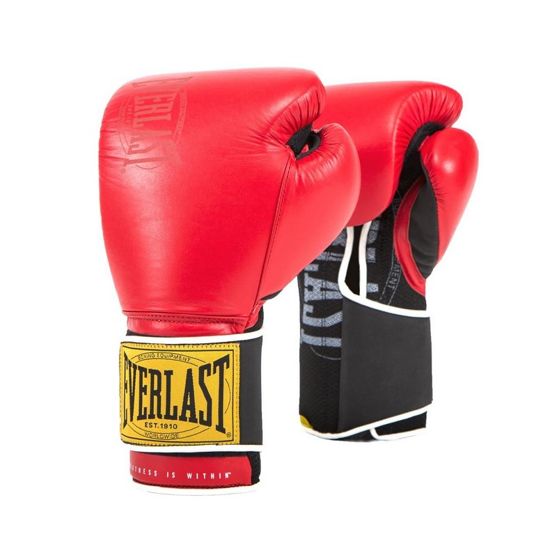 фото Боксерские перчатки everlast 1910 classic 16oz красный p00001708