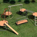 Мобильная детская игровая площадка Ясли-сад Hercules 4884 120_120