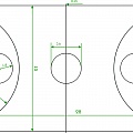 Разметка игрового поля баскетбол 120_120