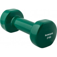 Гантель 2кг Sundays Fitness IR92005 6062978 зеленый
