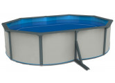 Морозоустойчивый бассейн овальный 730x360x130см Poolmagic White (Premium)