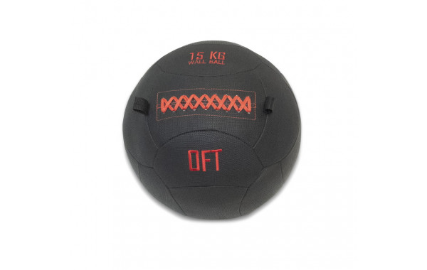 Тренировочный мяч Wall Ball Deluxe 15 кг Original Fit.Tools FT-DWB-15 600_380
