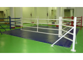 Ринг боксерский напольный Totalbox на упорах размер по канатам 5×5 м РНУ 5