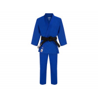 Кимоно для дзюдо подростковое Clinch Judo Silver FDR C333 синий