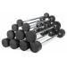 Штанга неразборная обрезиненная 50 кг. Прямой гриф VictoryFit VF-DX4500 75_75