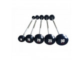 Набор прямых обрезиненных штанг AeroFit 10-30 кг - 5 шт AFB145-S/10-30KG