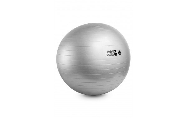 Мяч для фитнеса 55 см Mad Wave Anti Burst GYM Ball M1310 01 1 12W серебро 600_380