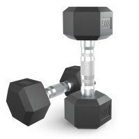 Гантель гексагональная обрезиненная 5 кг UnixFit DBHEX5x2 2 шт