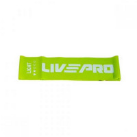 Ленточный амортизатор Live Pro Latex Resistance Band LP8415-L\LI-GN-02 низкое сопротивление, зеленый