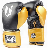 Перчатки боксерские (иск.кожа) 14ун Jabb JE-4081/US Ring черный\золото