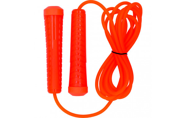 Скакалка Fortius Neon шнур 3 м в пакете (оранжевая) 600_380