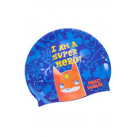 Юниорская силиконовая шапочка Mad Wave Super hero M0570 03 0 03W