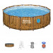 Каркасный бассейн 427х107см, фильтр-насос, лестница, тент Bestway Splashview Pool 561JM 75_75