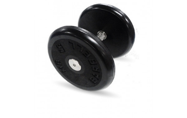 Гантель классик с вращающейся ручкой хром 9 кг MB Barbell MB-FdbEM-B9 600_380