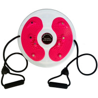 Диск вращения Sportex Грация, с эспандером D34413-2 розовый
