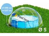 Круглый купольный тент павильон d500см Pool Tent для бассейнов и СПА PT500-B синий