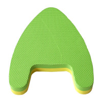 Доска для плавания Sportex 2-х цветная с ручками, 28х38х4,5 см E39335 зелено\желтый