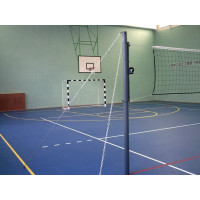 Стойки волейбольные на растяжках Atlet с механическим натяжениям сетки (пара) IMP-A26