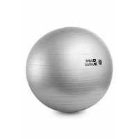 Мяч для фитнеса 65см Mad Wave Anti Burst GYM Ball M1310 01 2 12W серебро