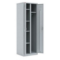 Шкаф металлический разборный 2-секционный для одежды и инвентаря СТ-22У 1860х800х500мм