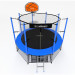 Батут i-Jump Classic Basket 16FT 488 см с нижней сетью и лестницей синий 75_75