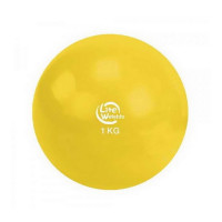 Медбол Lite Weights 1кг 1701LW, желтый