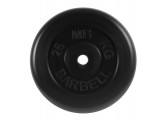 Диск обрезиненный d26мм MB Barbell MB-PltB26-25 25кг черный