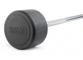 Штанга неразборная обрезиненная 35 кг. Прямой гриф VictoryFit VF-DX4350