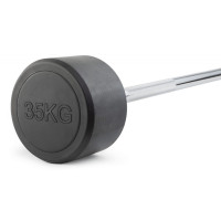 Штанга неразборная обрезиненная 35 кг. Прямой гриф VictoryFit VF-DX4350