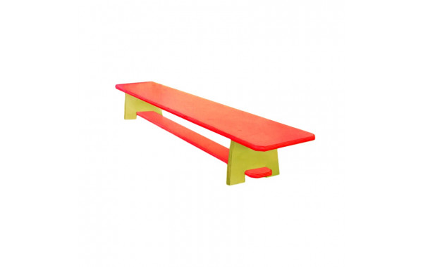 Скамейка для детского сада цветная 150 см Dinamika ZSO-002335 600_380
