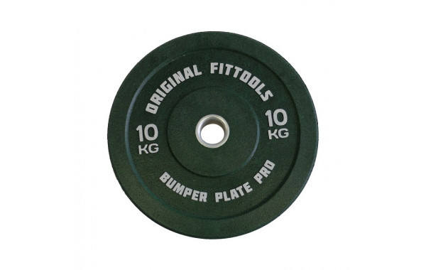 Диск бамперный Original Fit.Tools 10 кг (зеленый) FT-BPG-10 600_380